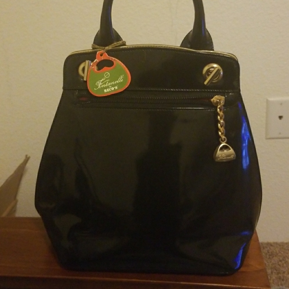 AUTHENTIC  FONTANELLI  NEW  BACKPACK PURSE